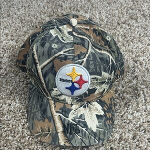 Pittsburgh Steelers Camo Baseball Cap - Multicolor